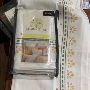 Lemon Tree Euro Sham Pillowcase